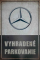 Retro tabuľka – Mercedes-Benz vyhradené parkovanie