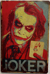 Dekoračná tabuľka DC Comics – Joker