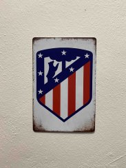 Retro tabuľka – Atlético Madrid