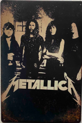 Dekoračná tabuľka – Metallica