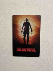 Dekoračná tabuľka Deadpool