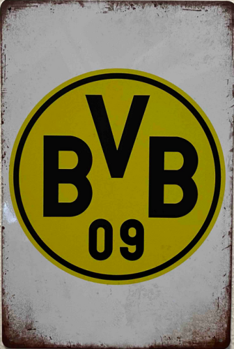 Retro tabuľka – Borussia Dortmund (BVB 09)