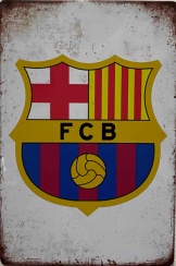 Retro tabuľka – FC Barcelona