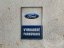 Retro tabuľka – Ford (Vyhradené parkovanie)
