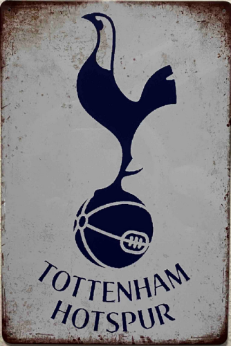 Retro tabuľka – Tottenham Hotspur