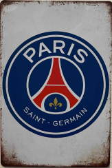 Retro tabuľka – Paris Saint-Germain (PSG)