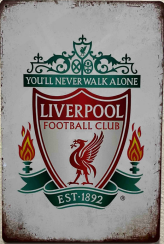 Retro tabuľka – Liverpool FC