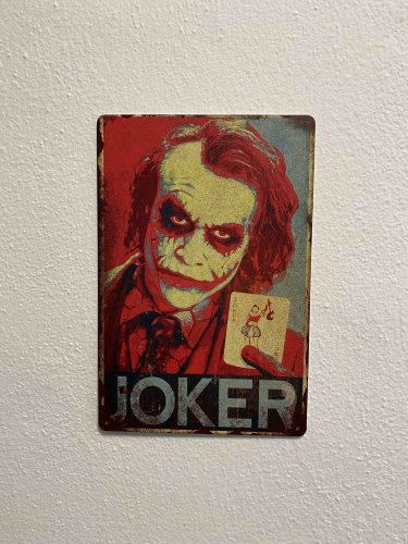 Dekoračná tabuľka Joker