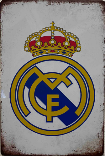 Retro tabuľka – Real Madrid