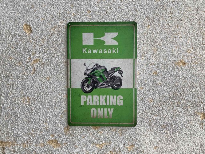 Tabuľky motorky - Variant tabuľky motorky: Kawasaki Ninja Parking only