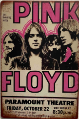 Dekoračná tabuľka – Pink Floyd
