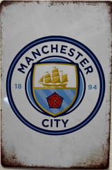 Retro tabuľka – Manchester City