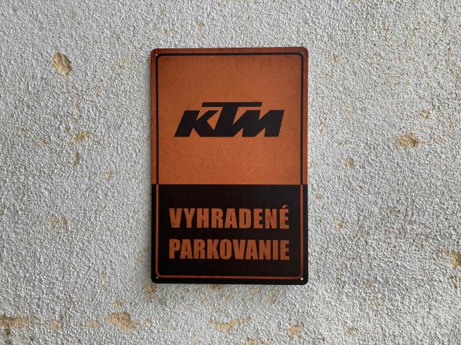 Tabuľky motorky - Variant tabuľky motorky: KTM