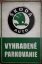 Retro tabuľka – Škoda Vyhradené parkovanie