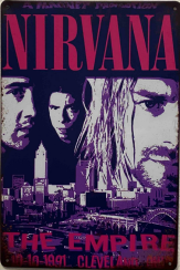 Dekoračná tabuľka – Nirvana