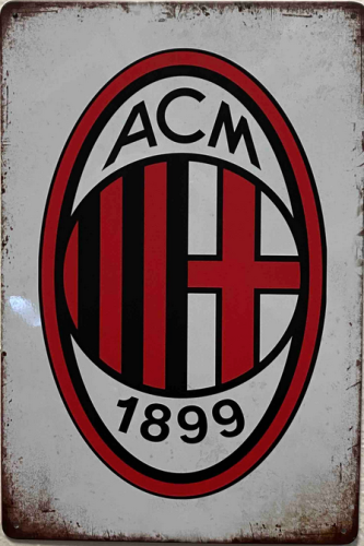 Retro tabuľka – AC Milan