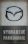 Retro tabuľka – Mazda (Vyhradené parkovanie)