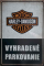 Retro tabuľka – Harley-Davidson Vyhradené parkovanie
